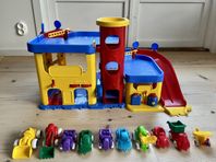 Bilgarage + bilar Viking Toys