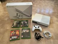 Xbox one s 1TB med spel