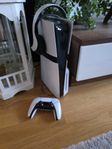 Playstation 5 Pro, skivläsare,stativ, 6st spel