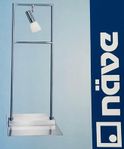 Halogen bordslampa – silver, metall. NY. 