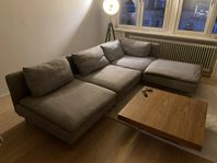 SÖDERHAMN 3-sektion med fotpall 