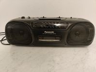 Vintage, Panasonic RX-FS430, kassett + radio, boombox