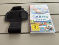 Nintendo Switch Sports spel komplett med hållare