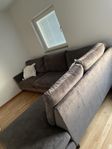 Burhens soffa + marmor soffbord
