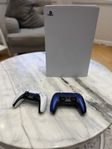 PS5 säljes – 2 handkontroller ingår