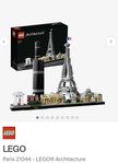 Lego Architecture Paris - Eiffel torn
