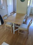 köksbord + 4 stolar