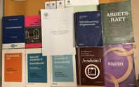 Säljer kurslitteratur för termin 2 på juristprogrammet