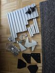 Aluminiumprofil T-slot 30 B-type och tillbehör