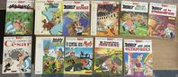Asterix album - 11 franska original från 60/70-talet