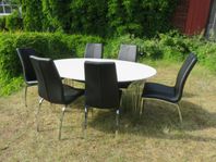 Matgrupp med 6 stolar