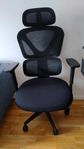 Ergonomisk Kontorsstol Med Justerbart Ryggstöd i Mesh