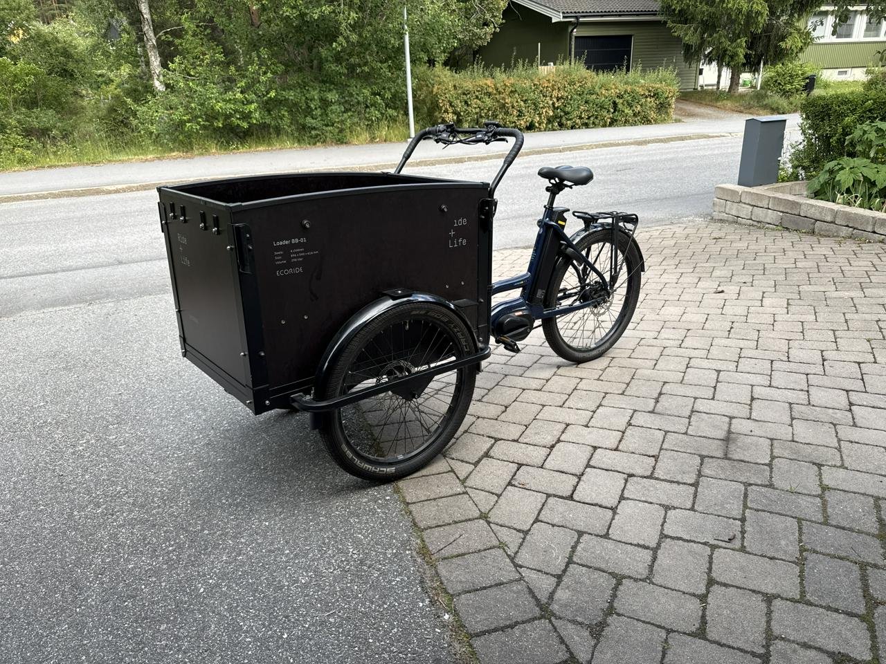 El-lådcykel Ecoride Loader