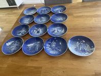 jultallrikar Copenhagen porcelain Bing & Gröndahl