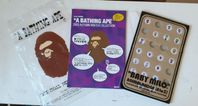 A Bathing Ape Bape Magasin + Ark med Baby Milo pins