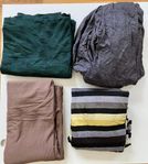 Jersey tyg mönstrat säljes i paket ca 2,5 kg