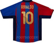 *RIVALDO* SKJORTA - FC Barcelona. Fotbollströja storlek XXL