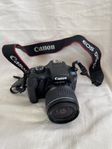Canon EOS 1100D med 2 objektiv