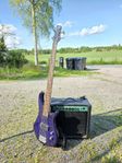 Basgitarr med förstärkare