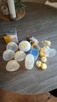 medela maxi swing bröst pump med tillbehör
