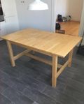 Matbord köksbord Ikea Norden massiv björk