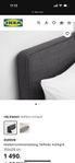 IKEA Dunvik klädsel 180x200