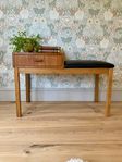 Telefonbänk teak 