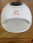 Uv/led nagellampa U1 84W vit med timer och sensor