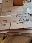 Flyttkartong bortskänkes
