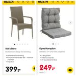 Stolar med dyna 6 st