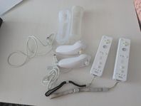 2 st wii kontroll samt Nunchuck