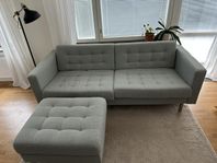 IKEA Landskrona soffa + fotpall