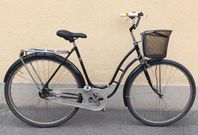 3 Växlad Cykel Skeppshult med hand o fotbroms + korg -28 tu