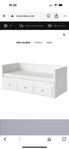 Hemnes dagbädd med madrasser, bäddmadrasser