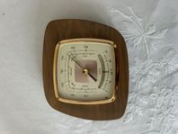 Vintage barometer från SundO – trä och mässing – 1950