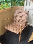 2 Loungestol EDDERUP natur