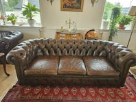 Soffa Chesterfield 3-sits 