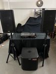 DJ UTTRUSNING ELLER LOKAL AUDIO PA