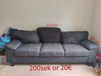 bekväm 3-sits soffa