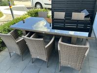 Utebord + stolar från Comfort garden Bahamas bord + stolar