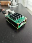 Raspberry pi 4 b med quad sata board. 