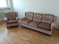 Soffa och fåtölj 