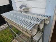 Dräneringsrännor med anslutningar