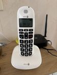 två telefoner fast telefoni