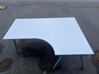 3 st vita höj- och sänkbara kontorsbord – IKEA Galant