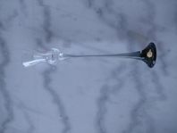 Glas ljusstake 