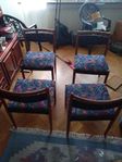 teak stolar 4 st