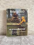 Boken ”FRÅN A TILL Ö : en resa orden runt” från 1975.