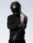 TWICE KEVLAR HOODIE DAM SVART