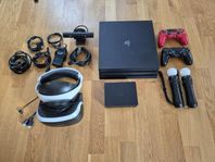 PS4 1TB + komplett VR-kit